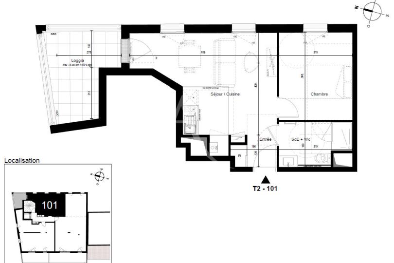 Photo n°6 - Acheter un appartement 2 pièces<br/> de 40 m² à Nantes (44100)