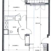 Photo n°3 - Louer un appartement 3 pièces<br/> de 55 m² à Nantes (44100)